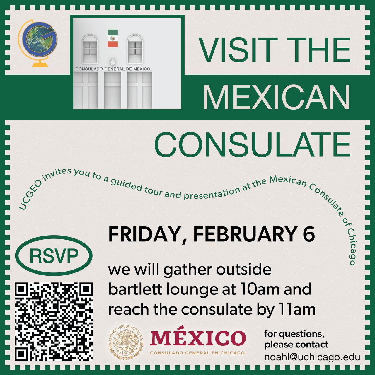 Visit the Mexican Consulate poster